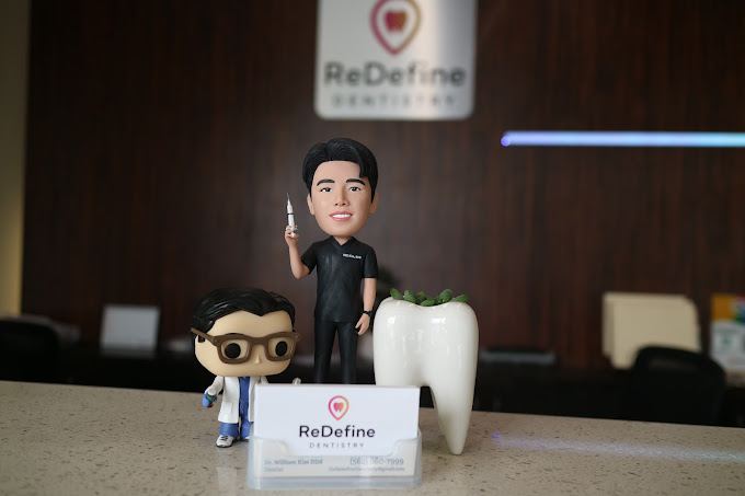 ReDefine Dentistry custom figurines on the front desk
